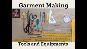 'Garment Making Tools and Equipment | Fashion Designing Tools | Best Fashion Designing Institute'