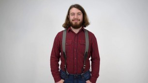 'Rugged Elastic Suspenders with Trigger Snap Attachments'