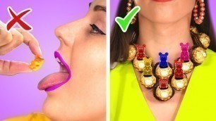 'Weird Ways to Sneak Candy Into a Fashion Show!'