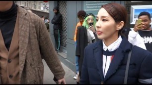 'SANDARA PARK (박산다라) ╱ DARA (다라) ATTENDING @ THOM BROWNE FASHION SHOW IN PARIS 2019.03.03 190303'