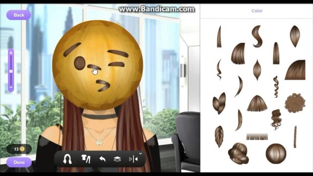 'Heart Kissing Emoji Stardesign Hair Tutorial by Nike Nikolli'