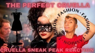 'CRUELLA, BUT MAKE IT FASHION//Cruella 2021 Sneak Peak [REACTION]'