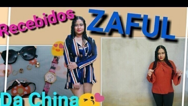 'Recebidos da China Fashion Haul ZAFUL'