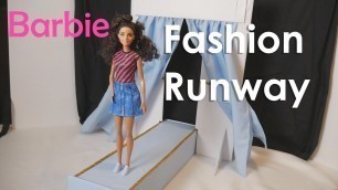 'Barbie Fashion Runway - Cardboard Craft'