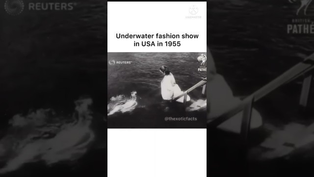 '#Fashion Show in underwater 