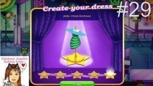 'Fabulous: Angela’s Fashion Fever - Level 29 “Create Your Dress 5: Tokyo\" (Full Walkthrough)'