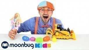 'Learn Colors with Toy Fashion Show | Blippi | Moonbug Kids - Art for Kids 