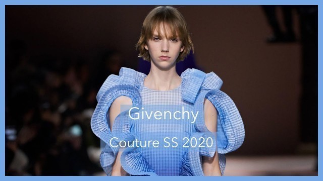 'A 60 Second ⏱ Fashion Review of the Givenchy #SS20 Couture show'