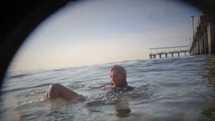 'underwater fashion shoot with a pretty girl'