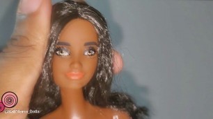 '#166 Barbie Fashionista Doll Unboxing & Doll Roxy Fashion Show black barbie Review'