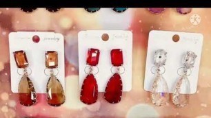 'China fashion Jewellery ( acrylic earrings full video )'