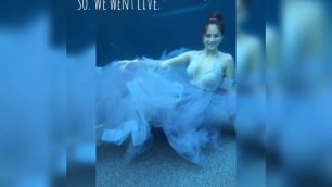 'Live UnderWater Fashion Shoot'