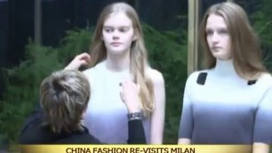 'China fashion revisits Milan'