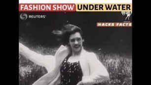 'Under water fashion show in 1955।।#shorts #amazingfacts @MRINDIANHACKER @HACKSFACTS07'