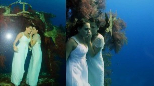 'Underwater Fashion Shoot - Erez Ovadia\'s Wedding Dresses'