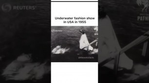 'Underwater fashion show in usa #shorts'