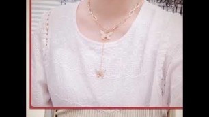 'China fashion jewelry ( neckless ) many more videos at our channel  thanks for watching'