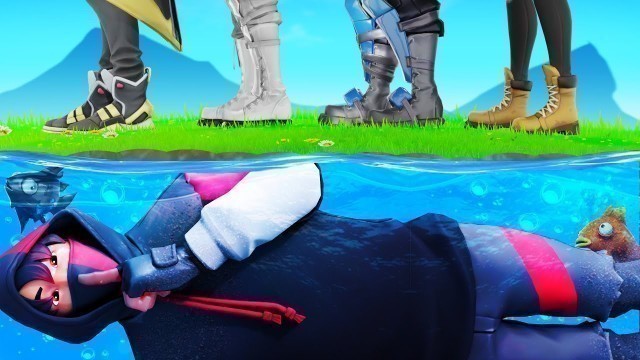 'Hiding UNDERWATER to Cheat in a FASHION SHOW! (Fortnite)'