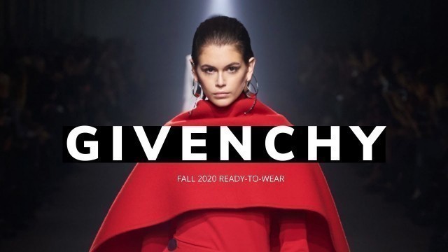 'Givenchy Fall 2020 Ready To Wear | Victoria Barbara'