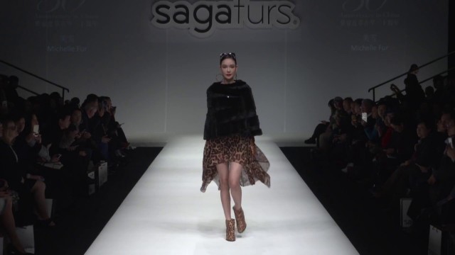 'Michelle Fur - Saga Furs 30th Anniversary in China Fashion Show'