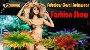 '_ Fabulous Coral Swimwear Fashion Show, TRENDING-POLYGON, TrendingPolygon, @TrendPolygon'