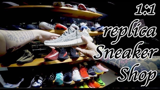 '1:1 Yeezy, Jordan replica sneaker shop. South China fashion and style.'