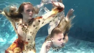 '245 Underwater fashion show Harmagedon by Jana Nedzvetskaya SS 2015   YouTube'