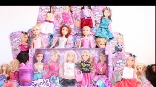 'BARBIE FASHION SHOW WITH SPARKLE GIRLZ NEW CLOTHING FOR THE DOLLS'