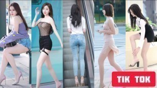 'TIK TOK Trung Quốc ❤️ Thời Trang Đường Phố Ngắm Gái Xinh Đến No Cả Mắt Street Fashion Walking Style'