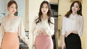 'Thời trang công sở phong cách Hàn Quốc dành cho cô nàng thanh lịch| Office fashion'