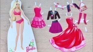 'Thời trang búp bê Barbie tập 1 / Thay trang phục công chúa búp bê Barbie /Dolly dressing (Chim Xinh)'