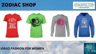 'Virgo Fashion for Women-T-Shirt, Fit Ladies Tee, Hooded Sweatshirt, Long Leeve Tee - [Atakapas.com]'