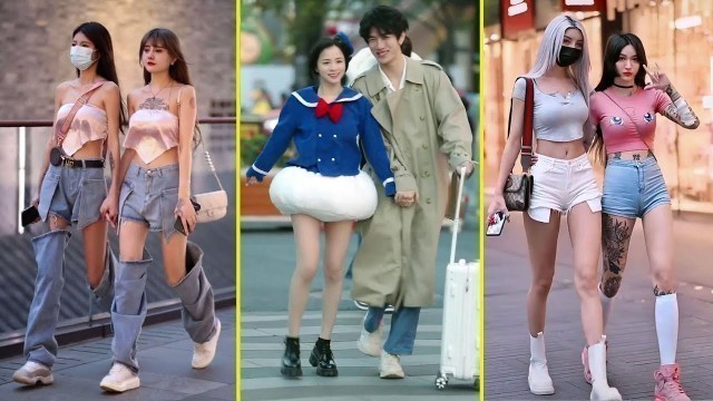 '[抖 音] Street Couple Fashion Asian | Thời Trang Cặp Đôi Đường Phố #50'