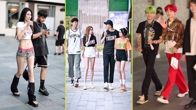 '[抖 音] Street Couple Fashion Asian | Thời Trang Cặp Đôi Đường Phố #0709'