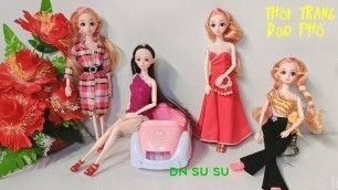 'Fashion street ,10 mẫu thời trang dạo phố cực xinh  búp bê barbie /DN su su'