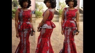 'Latest Ankara Skirt and Blouse Styles 2017: Beautiful Ankara Collections'