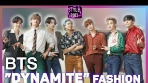 '[ENG] BTS mang thời trang Mỹ những năm 70 trở lại trong MV top 1 Billboard | DYNAMITE FASHION'