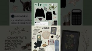 'Aesthetic fashion based on the sign of Virgo'