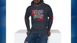 'VIRGO GANG GANG SIGNZ RED PRINT Unisex Hoodie'