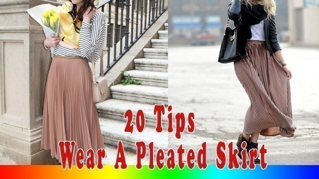 '20 Style Tips On How To Wear A Pleated Skirt'