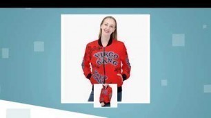 'VIRGO GANG GANG SIGNZ CHERRY RED Trending Women’s Jacket'