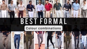 'Latest Formal Shirt Pants Colour Combination For Men|Men’s Fashion 2022#formal'