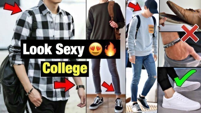 'How to Look Sexy in College | College Fashion For Boys and Men #fashion #shorts #style'