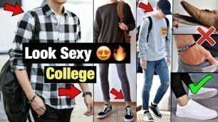 'How to Look Sexy in College | College Fashion For Boys and Men #fashion #shorts #style'