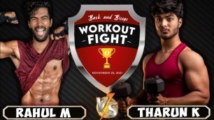 'WORKOUT FIGHT WITH RAHUL M 