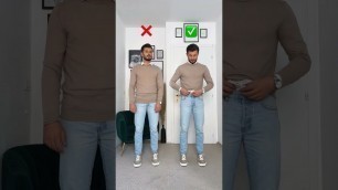 'How to style a shirt and Sweater | Men\'s fashion guide | Men\'s fashion trends | Stylerulz #stylehack'