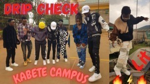 'DRIP CHECK AT KABETE CAMPUS. 