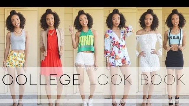 'LOOKBOOK| 12 Outfits for COLLEGE Occasions! (Parties, Cookouts, Campus, & More)'