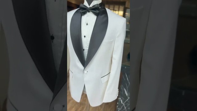 'Ivory Tuxedo Suit  | Custom Suits in USA | Men\'s Fashion'