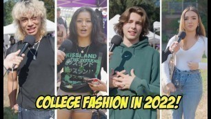 'COLLEGE CAMPUS FASHION! BIGGEST REGRETS + MORE!'